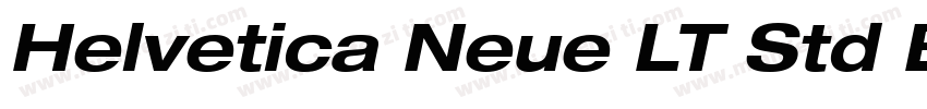 Helvetica Neue LT Std Bold Condense字体转换